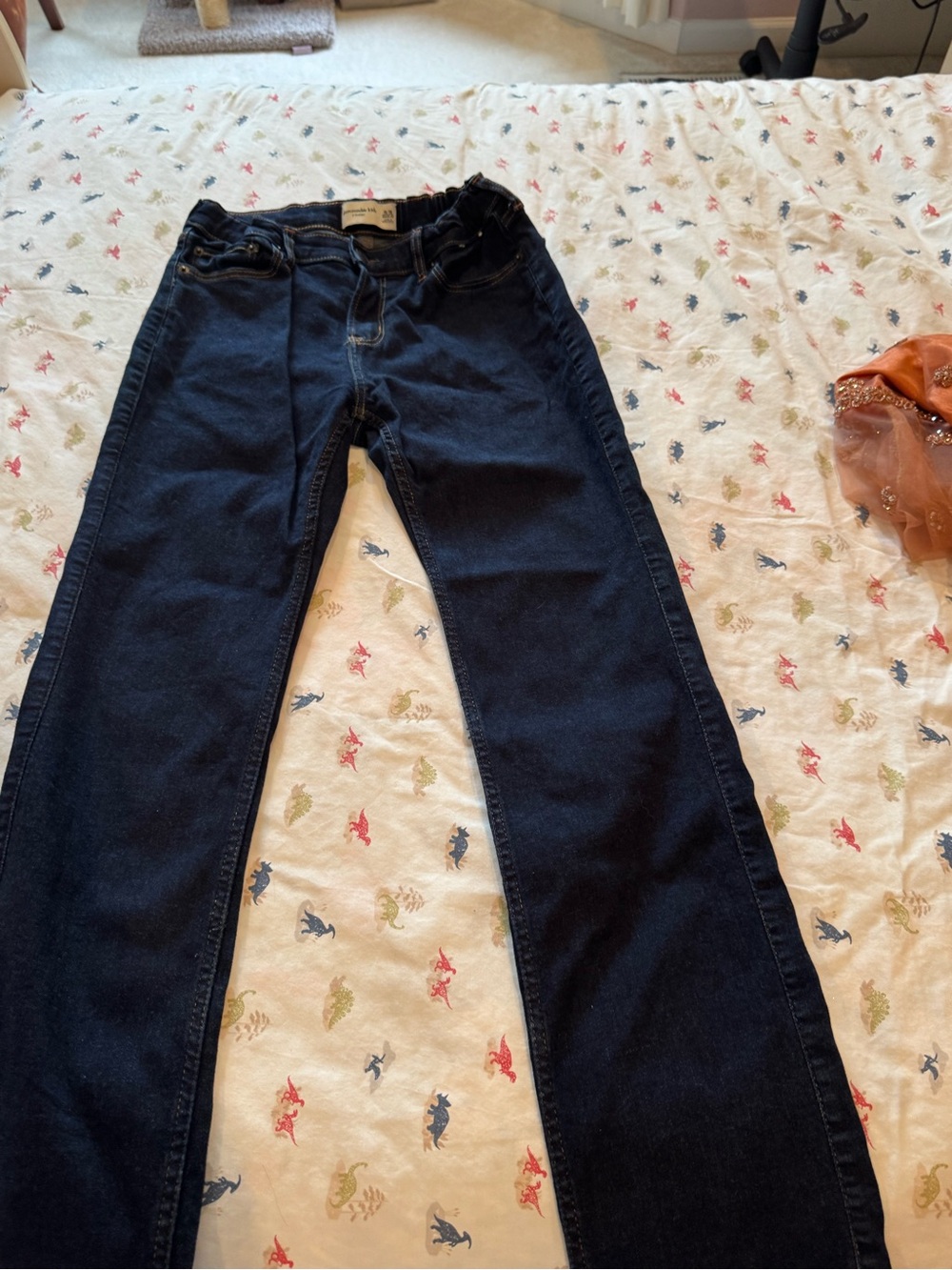 abercrombie kids Dark Blue Straight Jeans